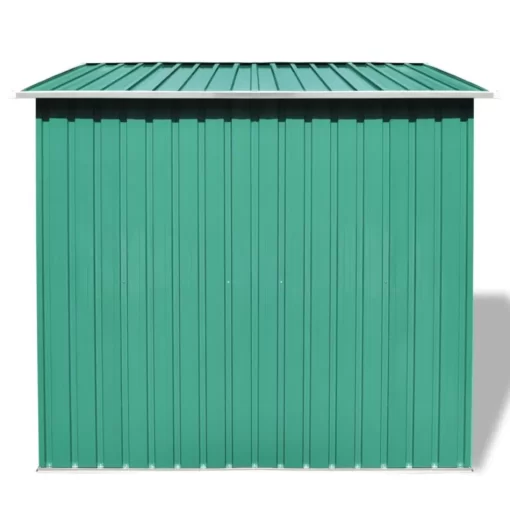 vidaXL Lawn & Garden* Garden Shed Green Metal 74.8"X48.8"X71.3"