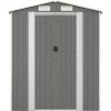 vidaXL Lawn & Garden* Garden Shed Light Gray 75.6