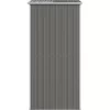 vidaXL Lawn & Garden* Garden Shed Light Gray 75.6