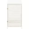 vidaXL Lawn & Garden* Garden Shed White 21.7