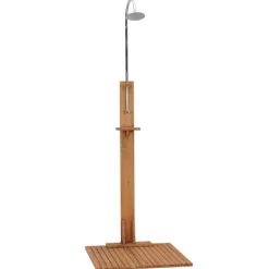 vidaXL Pool & Spa* Garden Shower 29.5"X29.5"X82.7" Solid Teak Wood