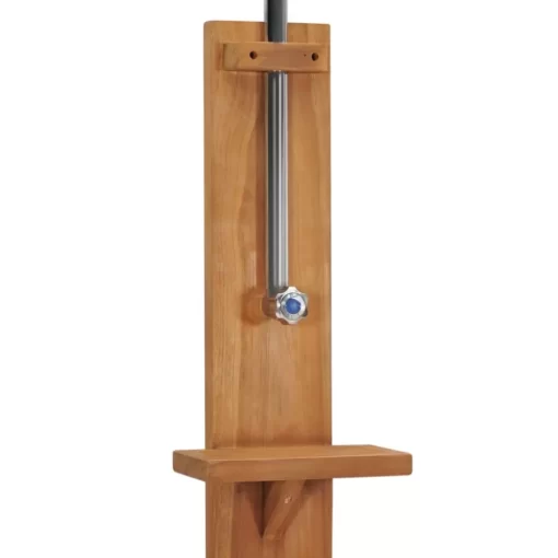 vidaXL Pool & Spa* Garden Shower 29.5"X29.5"X82.7" Solid Teak Wood