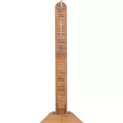 vidaXL Pool & Spa* Garden Shower Solid Teak 27.6"X29.5"X80.3"