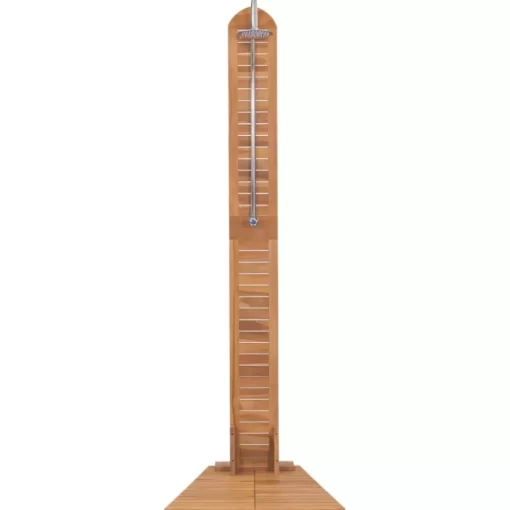 vidaXL Pool & Spa* Garden Shower Solid Teak 27.6"X29.5"X80.3"