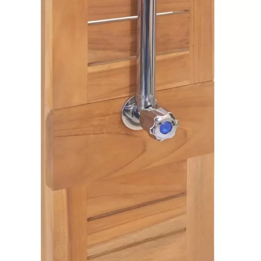 vidaXL Pool & Spa* Garden Shower Solid Teak 27.6"X29.5"X80.3"