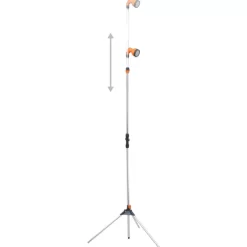 vidaXL Pool & Spa* Garden Shower With Tripod 87" Aluminum