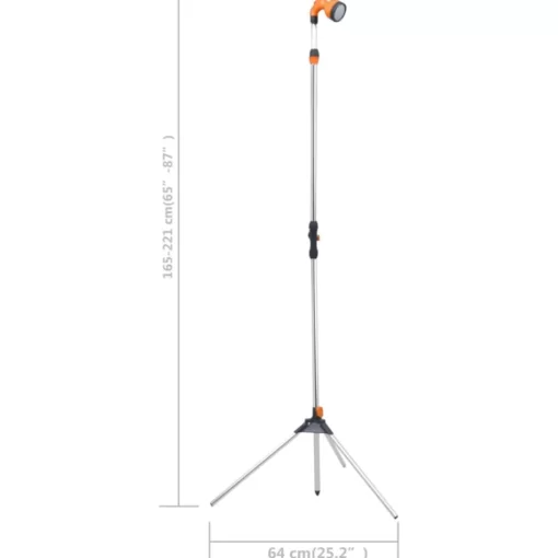 vidaXL Pool & Spa* Garden Shower With Tripod 87" Aluminum