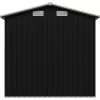 vidaXL Lawn & Garden* Garden Storage Shed Anthracite Steel 80.3