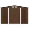 vidaXL Lawn & Garden* Garden Storage Shed Brown 101.2