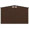 vidaXL Lawn & Garden* Garden Storage Shed Brown 101.2