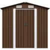 vidaXL Lawn & Garden* Garden Storage Shed Brown 80.3