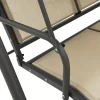 vidaXL Lawn & Garden* Garden Swing Chair With Canopy Anthracite And Sand