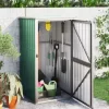 vidaXL Lawn & Garden* Garden Tool Shed Green 34.6