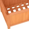 vidaXL Lawn & Garden* Garden Trellis Planter Brown 27.6