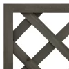 vidaXL Lawn & Garden* Garden Trellis Planter Gray 19.7