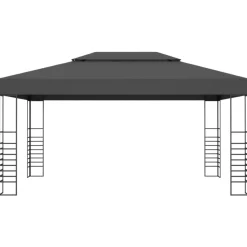 vidaXL Lawn & Garden* Gazebo 118.1"X157.4" Anthracite