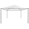 vidaXL Lawn & Garden* Gazebo 13.1'X13.1'X9.8' White 0.6 Oz/Ft²