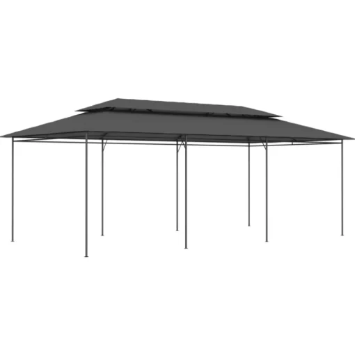 vidaXL Lawn & Garden* Gazebo 236.2"X117.3"X106.3" Anthracite