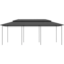 vidaXL Lawn & Garden* Gazebo 236.2"X117.3"X106.3" Anthracite