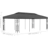 vidaXL Lawn & Garden* Gazebo 9.8'X19.6' Anthracite