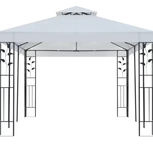 vidaXL Lawn & Garden* Gazebo 9.8'X19.7' White