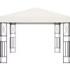 vidaXL Lawn & Garden* Gazebo 9.8'X9.8' Cream Fabric