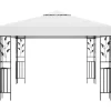 vidaXL Lawn & Garden* Gazebo 9.8'X9.8' White 0.6 Oz/Ft²