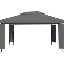 vidaXL Lawn & Garden* Gazebo Anthracite 118.1" X 157.5"