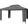 vidaXL Lawn & Garden* Gazebo Anthracite 118.1