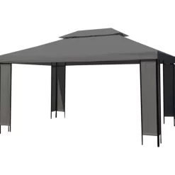 vidaXL Lawn & Garden* Gazebo Anthracite 118.1" X 157.5"