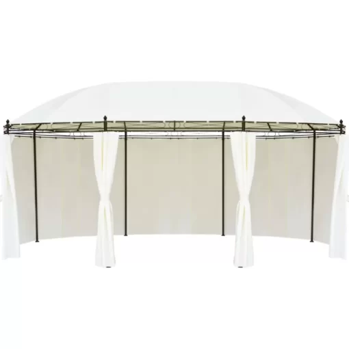 vidaXL Lawn & Garden* Gazebo Cream White 208.7"X137.8"X104.3"