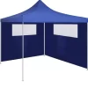 vidaXL Lawn & Garden* Gazebo Sidewall With Windows 19.7'X6.6' Blue