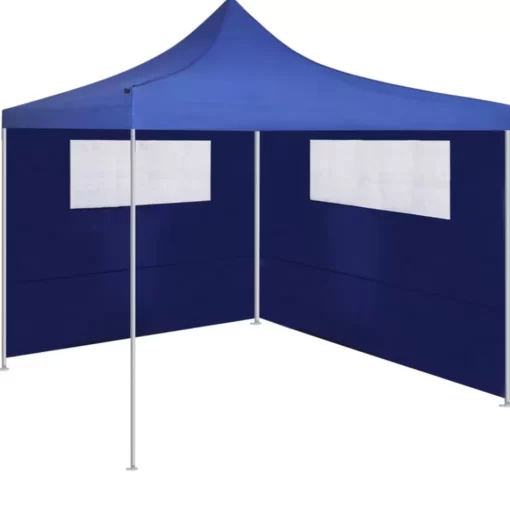 vidaXL Lawn & Garden* Gazebo Sidewall With Windows 19.7'X6.6' Blue