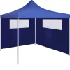 vidaXL Lawn & Garden* Gazebo Sidewalls With Windows 2 Pcs Blue