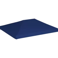 vidaXL Lawn & Garden* Gazebo Top Cover 1 Oz/Ft² 13.1'X9.8' Blue