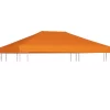 vidaXL Lawn & Garden* Gazebo Top Cover 1 Oz/Ft² 13.1'X9.8' Orange