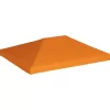 vidaXL Lawn & Garden* Gazebo Top Cover 1 Oz/Ft² 13.1'X9.8' Orange