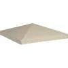 vidaXL Lawn & Garden* Gazebo Top Cover 1 Oz/Ft² 9.8'X9.8' Beige