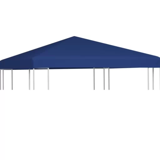 vidaXL Lawn & Garden* Gazebo Top Cover 1 Oz/Ft² 9.8'X9.8' Blue