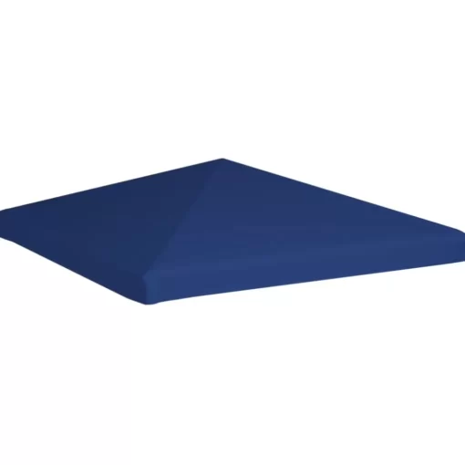 vidaXL Lawn & Garden* Gazebo Top Cover 1 Oz/Ft² 9.8'X9.8' Blue