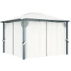 vidaXL Lawn & Garden* Gazebo With Curtain 118.1