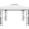 vidaXL Lawn & Garden* Gazebo With Double Roof 118.1