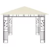 vidaXL Lawn & Garden* Gazebo With Mosquito Net 9.8'X9.8'X9' Cream 0.6 Oz/Ft²