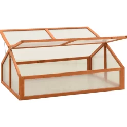 vidaXL Lawn & Garden* Greenhouse 47.2"X31.5"X19.7" Firwood