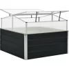 vidaXL Lawn & Garden* Greenhouse Anthracite 39.4