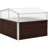 vidaXL Lawn & Garden* Greenhouse Brown 39.4