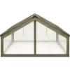 vidaXL Lawn & Garden* Greenhouse Gray 44.8