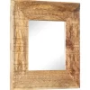 vidaXL Decor* Hand-Carved Mirror 19.7