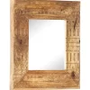 vidaXL Decor* Hand-Carved Mirror 19.7