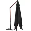 vidaXL Lawn & Garden* Hanging Parasol With Wooden Pole 157.5